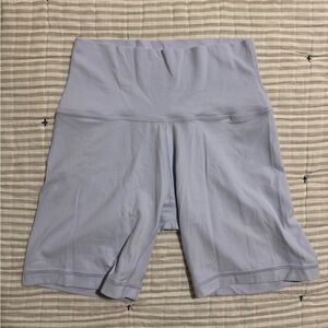 Aritzia Golden Butter Cheeky 7” Biker Shorts - Size 6 - Cruise Blue